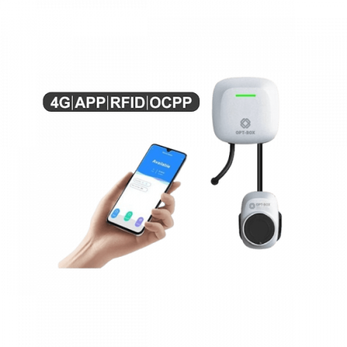 OPT-BOX Mini с AC-розеткой Type 2 зарядная станция