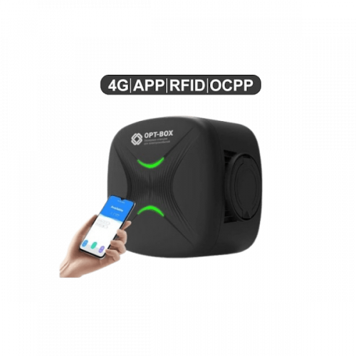 OPT-BOX Mini с AC-розеткой Type 2 зарядная станция